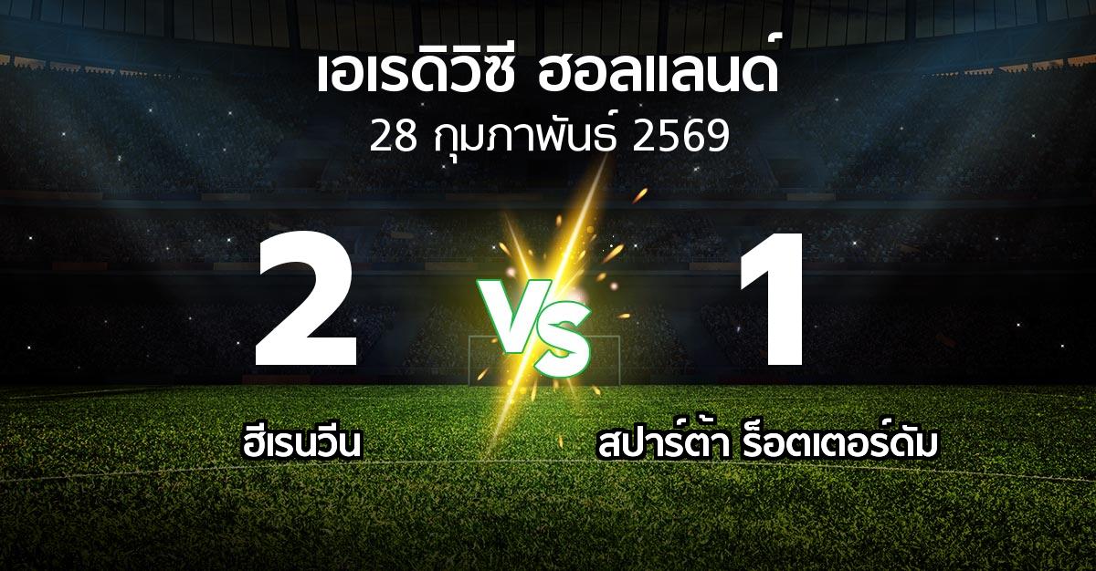 ผลบอล : ฮีเรนวีน vs สปาร์ตา (เอเรดิวิซี่ ฮอลแลนด์ 2025-2026)