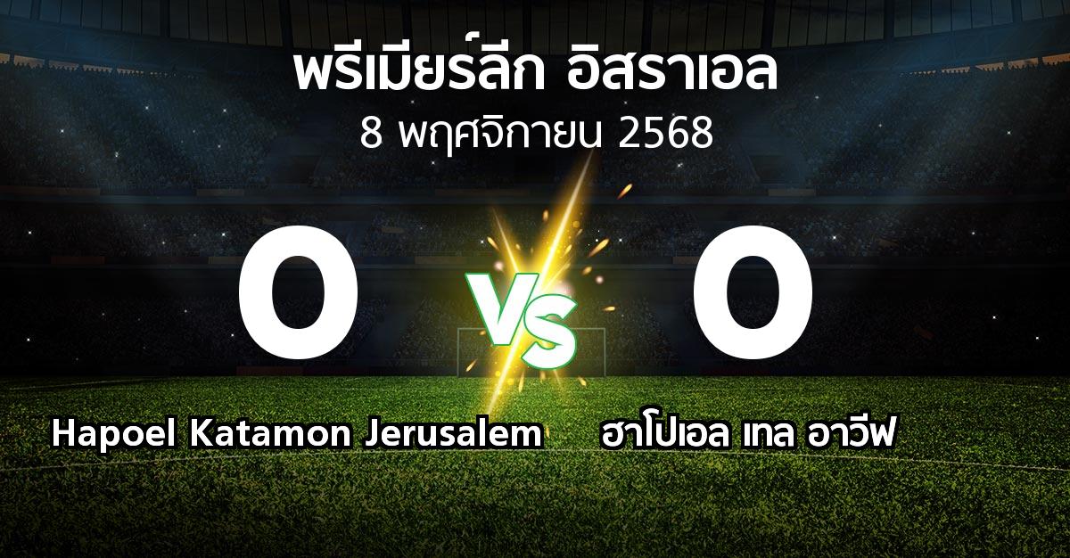 ผลบอล : Hapoel Katamon Jerusalem vs ฮาโปเอล  (พรีเมียร์ลีก-อิสราเอล 2025-2026)
