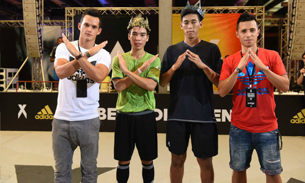 อาดิดาส มอบรางวัลสองนักเตะไทยในกิจกรรม "Destroy vs Control in Bangkok"
