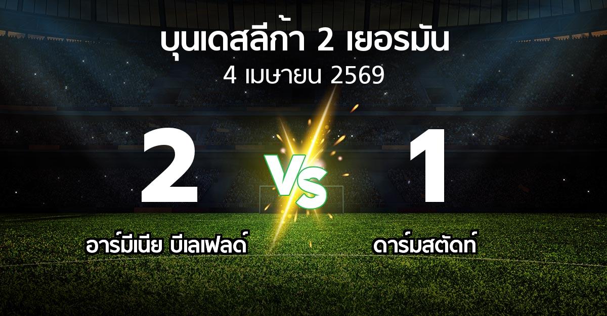 ผลบอล : อาร์มีเนีย บีเลเฟลด์ vs ดาร์มสตัดท์ (บุนเดสลีก้า-2-เยอรมัน 2025-2026)