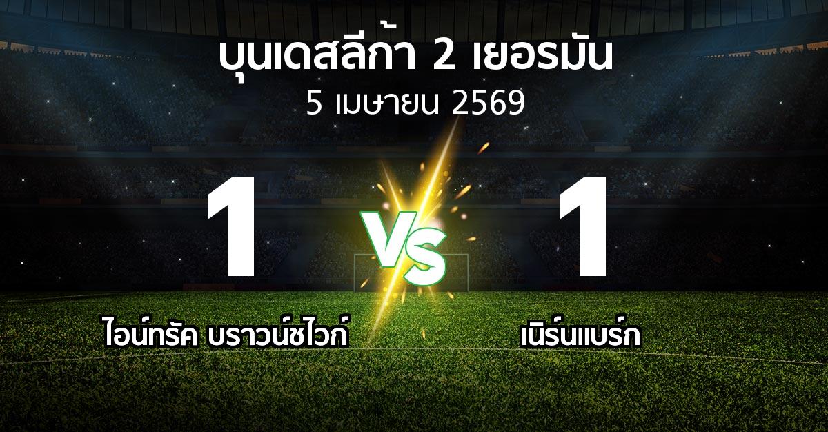 ผลบอล : บราวน์ชไวก์ vs เนิร์นแบร์ก (บุนเดสลีก้า-2-เยอรมัน 2025-2026)