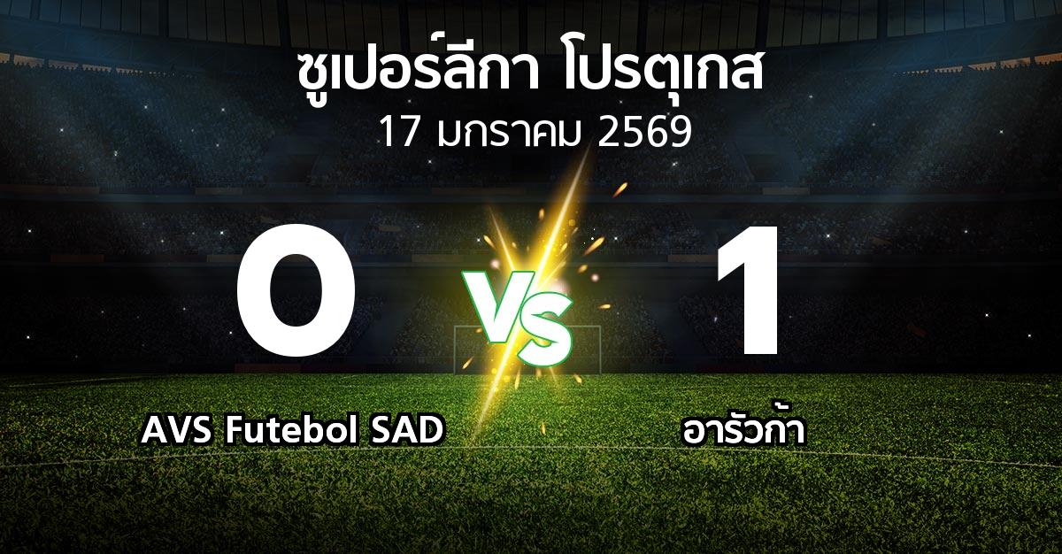 ผลบอล : AVS Futebol SAD vs อารัวก้า (ซูเปอร์ลีกา-โปรตุเกส 2025-2026)