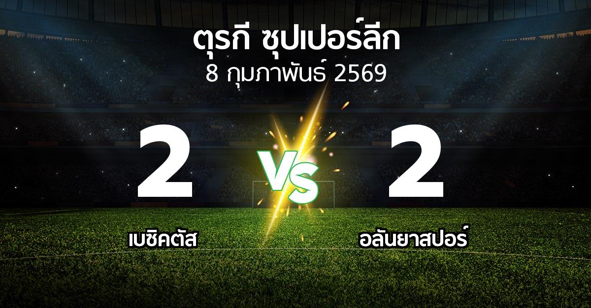 ผลบอล : เบซิคตัส vs อลันยาสปอร์ (ตุรกี-ซุปเปอร์ลีก 2025-2026)