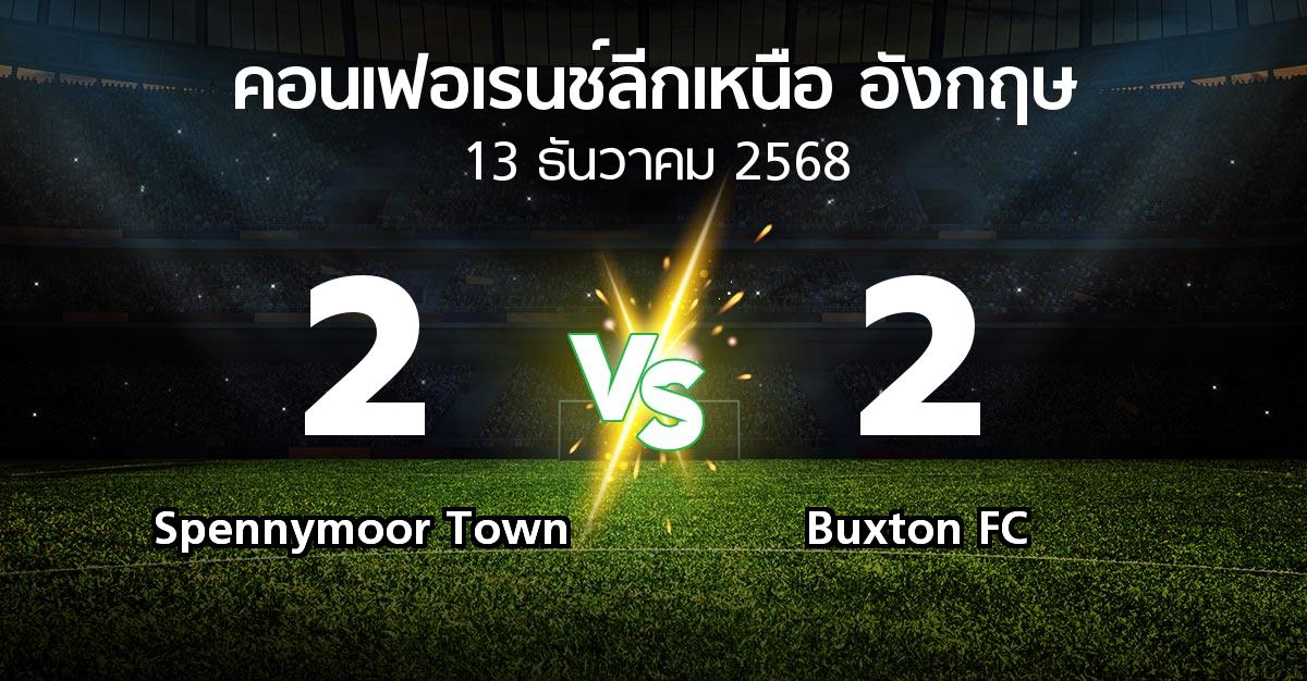 ผลบอล : Spennymoor Town vs Buxton FC (คอนเฟอเรนช์ลีกเหนืออังกฤษ 2025-2026)