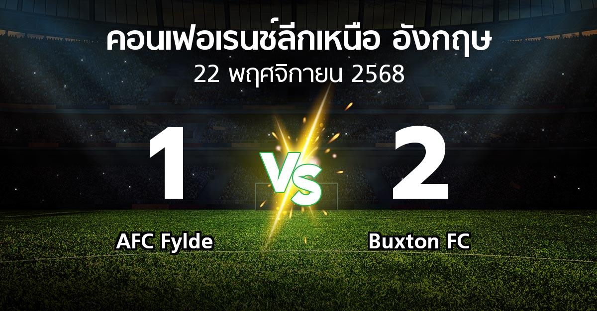 ผลบอล : AFC Fylde vs Buxton FC (คอนเฟอเรนช์ลีกเหนืออังกฤษ 2025-2026)