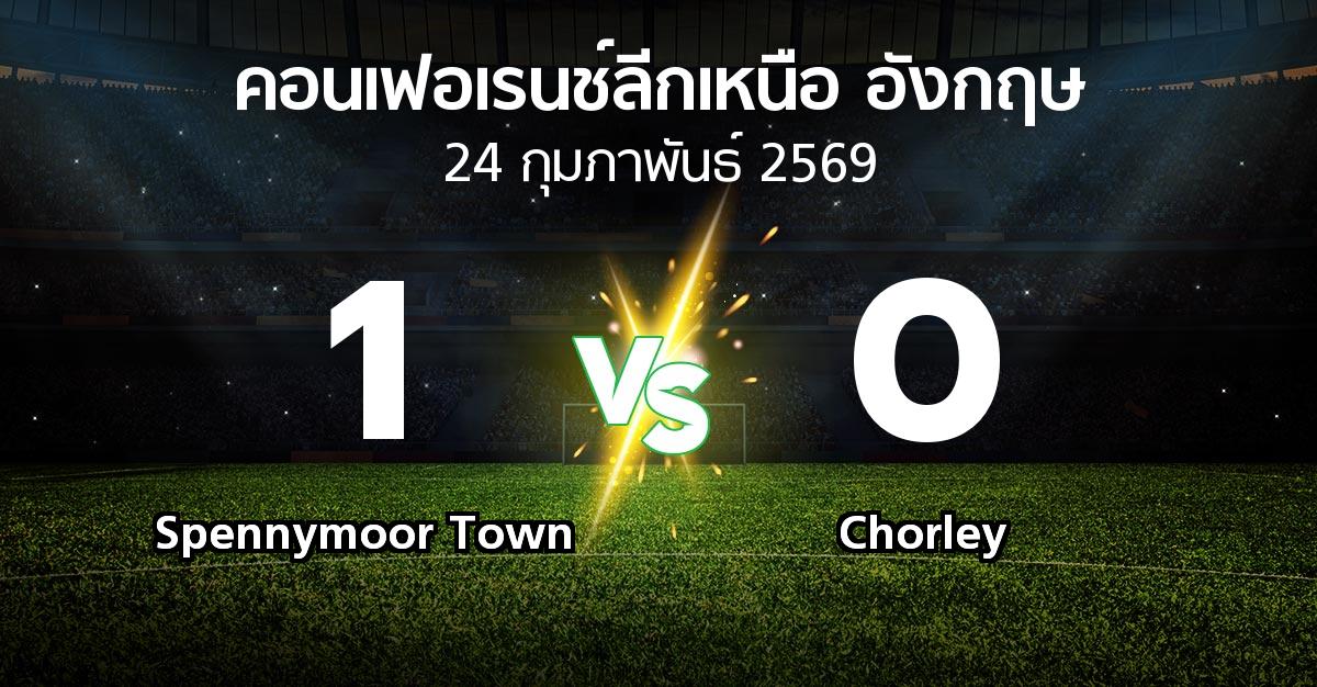 ผลบอล : Spennymoor Town vs Chorley (คอนเฟอเรนช์ลีกเหนืออังกฤษ 2025-2026)