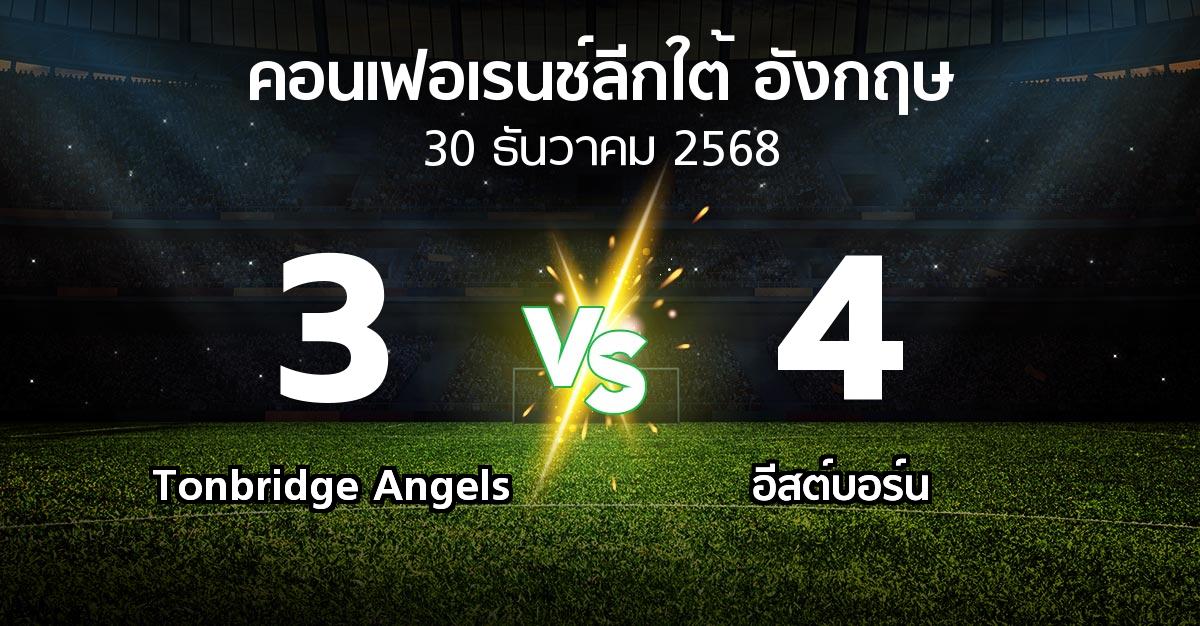 ผลบอล : Tonbridge Angels vs อีสต์บอร์น (คอนเฟอเรนช์ลีกใต้อังกฤษ 2025-2026)