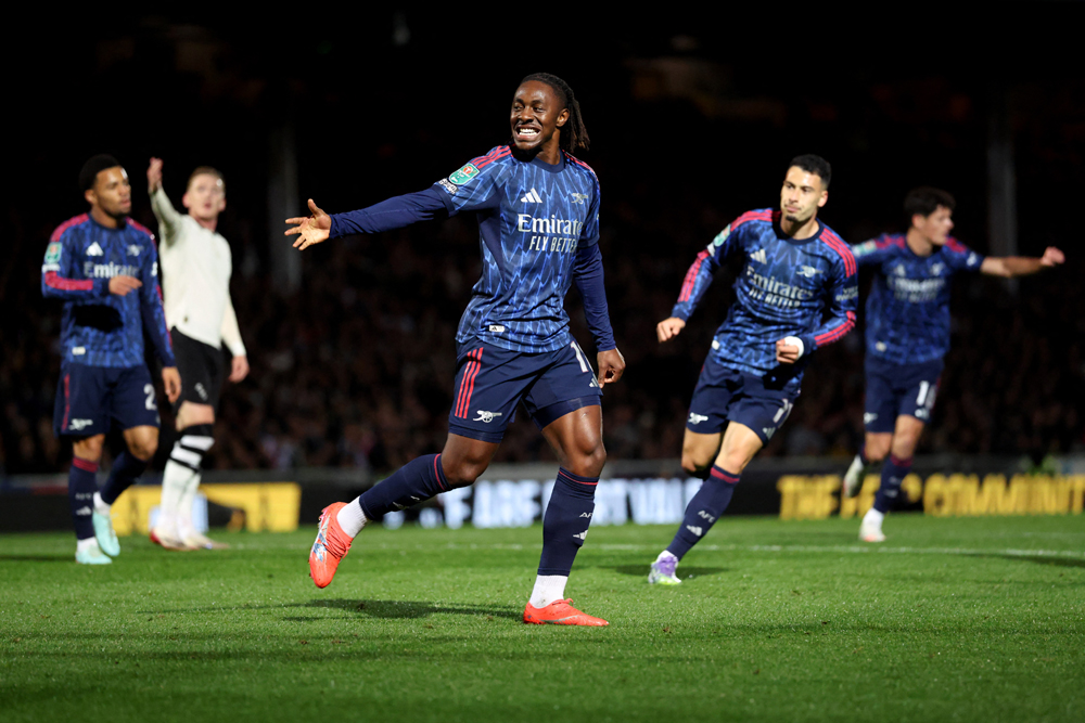 อาร์เซนอลบุกอัดพอร์ทเวล 2-0 ลิ่วรอบ 4 คาราบาว คัพ 2025/26