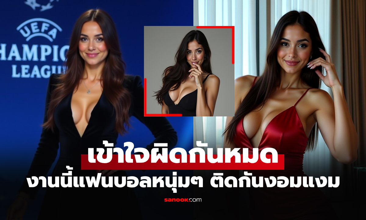 ความจริงปรากฏ! "พิธีกรสาวสุดเอ็กซ์" ศึกยูฟ่า ชปล. ที่มีผลงานสุดวาบหวามที่แท้เธอคือ