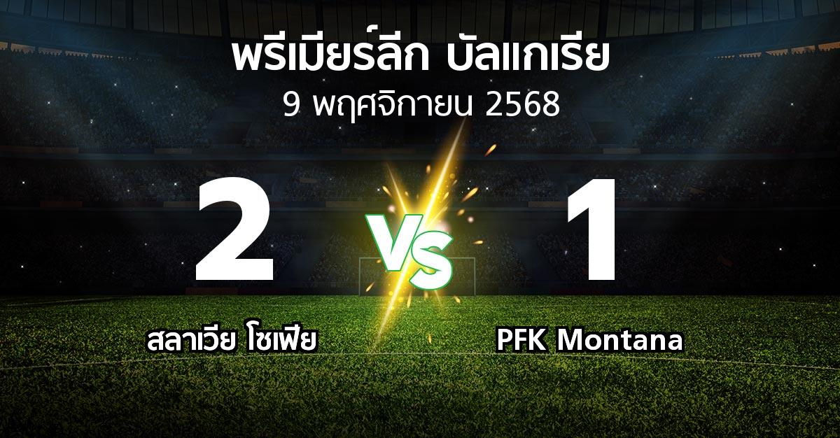 ผลบอล : สลาเวีย โซเฟีย vs PFK Montana (พรีเมียร์ลีก-บัลแกเรีย 2025-2026)