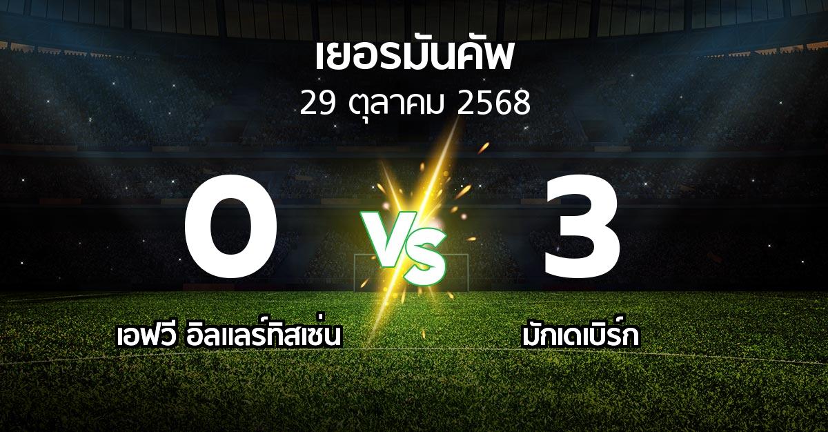 ผลบอล : เอฟวี อิลแลร์ทิสเซ่น vs มักเดเบิร์ก (เดเอฟเบ-โพคาล 2025-2026)