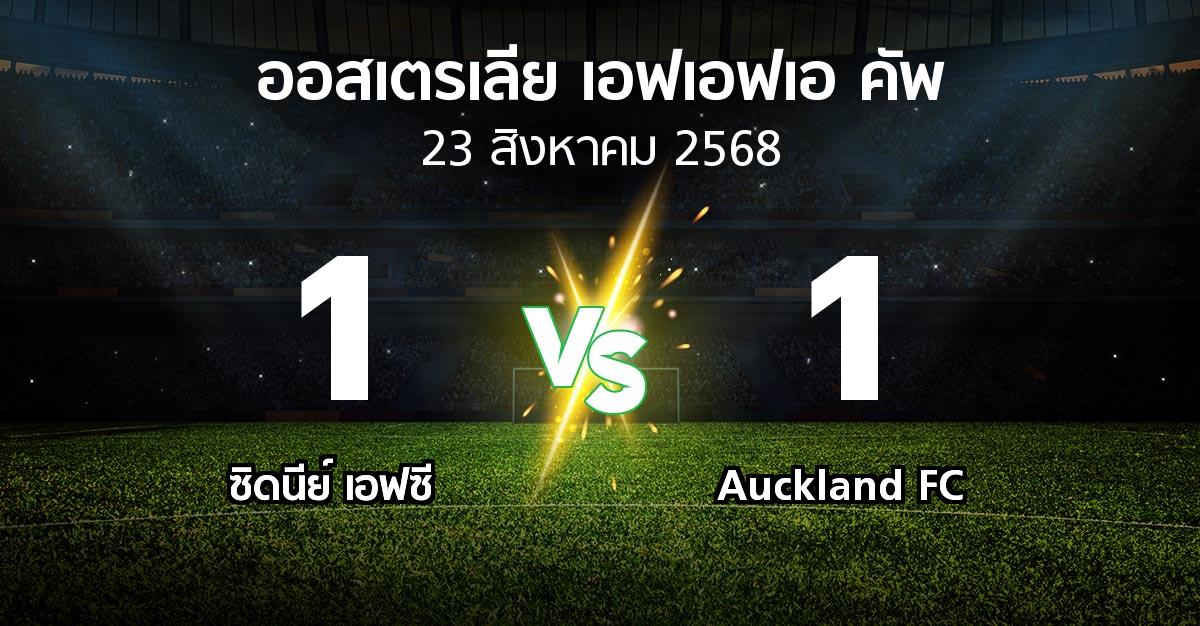 ผลบอล : ซิดนีย์ เอฟซี vs Auckland FC (ออสเตรเลีย-เอฟเอฟเอ-คัพ 2025)