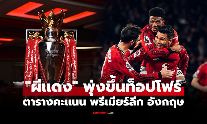 ตารางคะแนนพรีเมียร์ลีกอังกฤษ ฤดูกาล 2025-26 ประจำวันที่ 26 ต.ค. 68