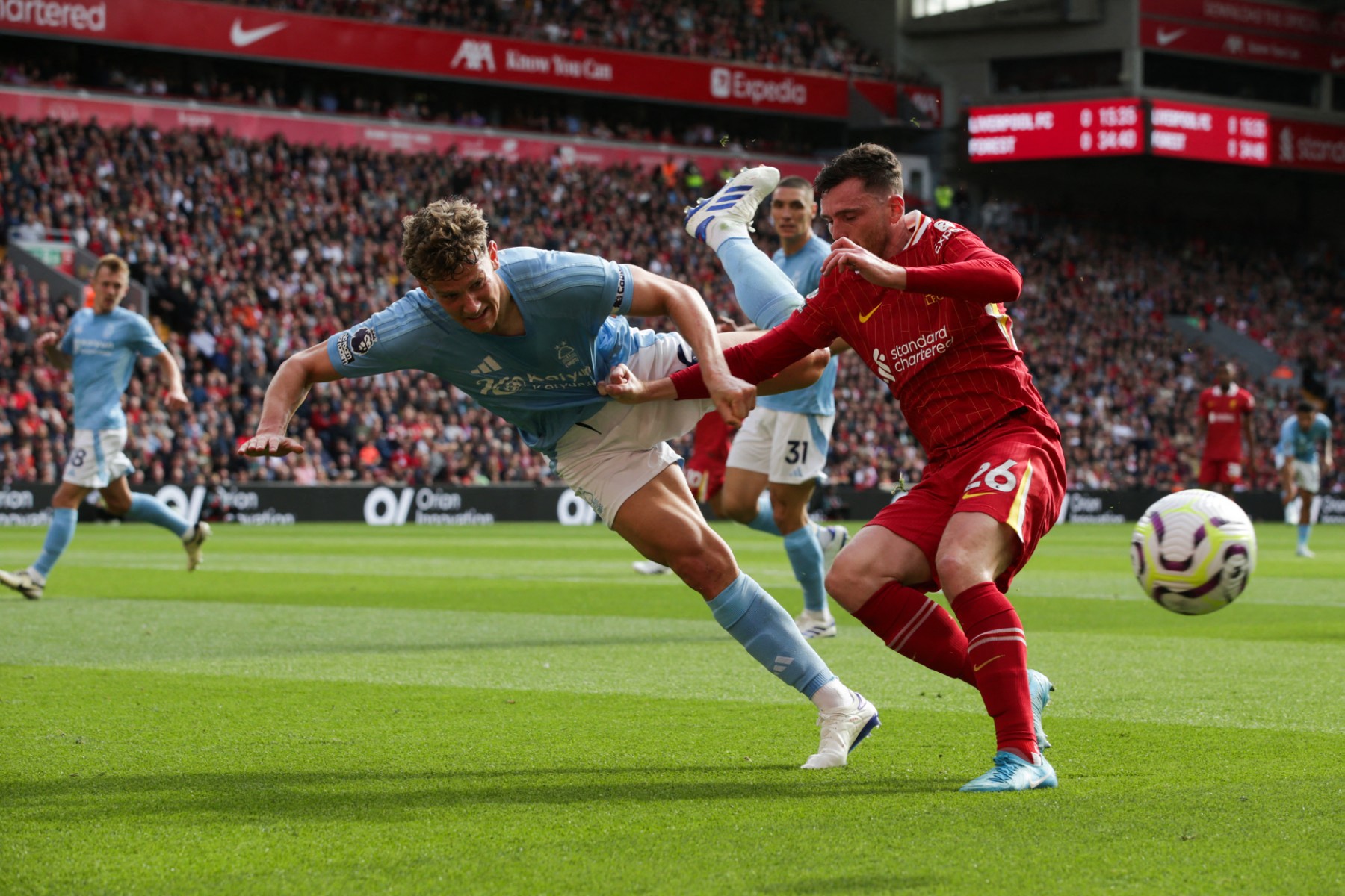 ดูบอลสด พรีเมียร์ลีก ลิเวอร์พูล พบ ฟอเรสต์