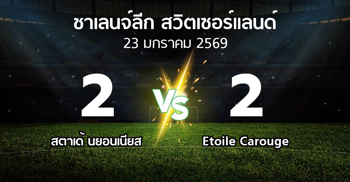 ผลบอล : สตาเด้ นยอนเนียส vs Etoile Carouge (ชาเลนจ์-ลีก-สวิตเซอร์แลนด์ 2025-2026)