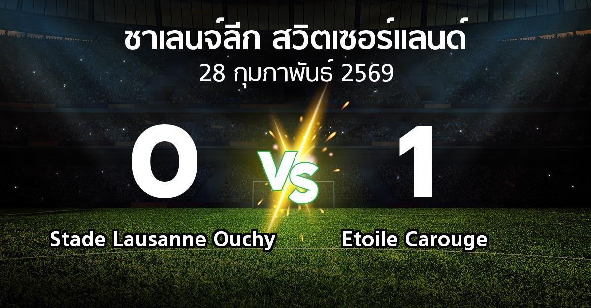 ผลบอล : Stade Lausanne Ouchy vs Etoile Carouge (ชาเลนจ์-ลีก-สวิตเซอร์แลนด์ 2025-2026)