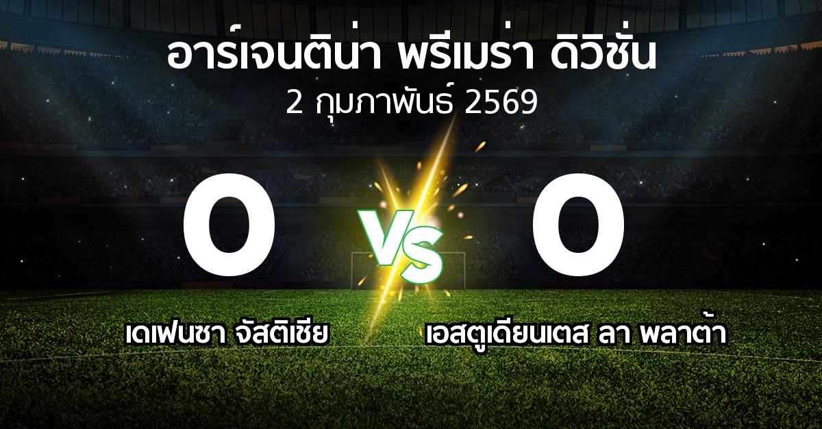 ผลบอล : เดเฟนซา จัสติเชีย vs เอสตูเดียนเตส ลา พลาต้า (อาร์เจนติน่า-พรีเมร่า-ดิวิชั่น 2026)