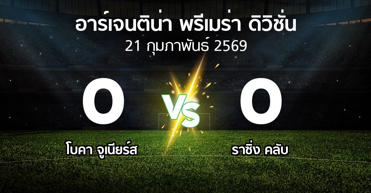 ผลบอล : โบคา จูเนียร์ส vs ราซิ่ง คลับ (อาร์เจนติน่า-พรีเมร่า-ดิวิชั่น 2026)