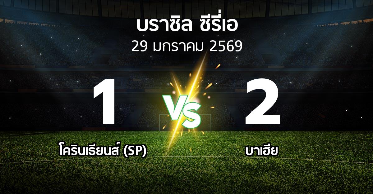 ผลบอล : โครินเธียนส์ (SP) vs บาเฮีย (บราซิล-ซีรี่เอ 2026)