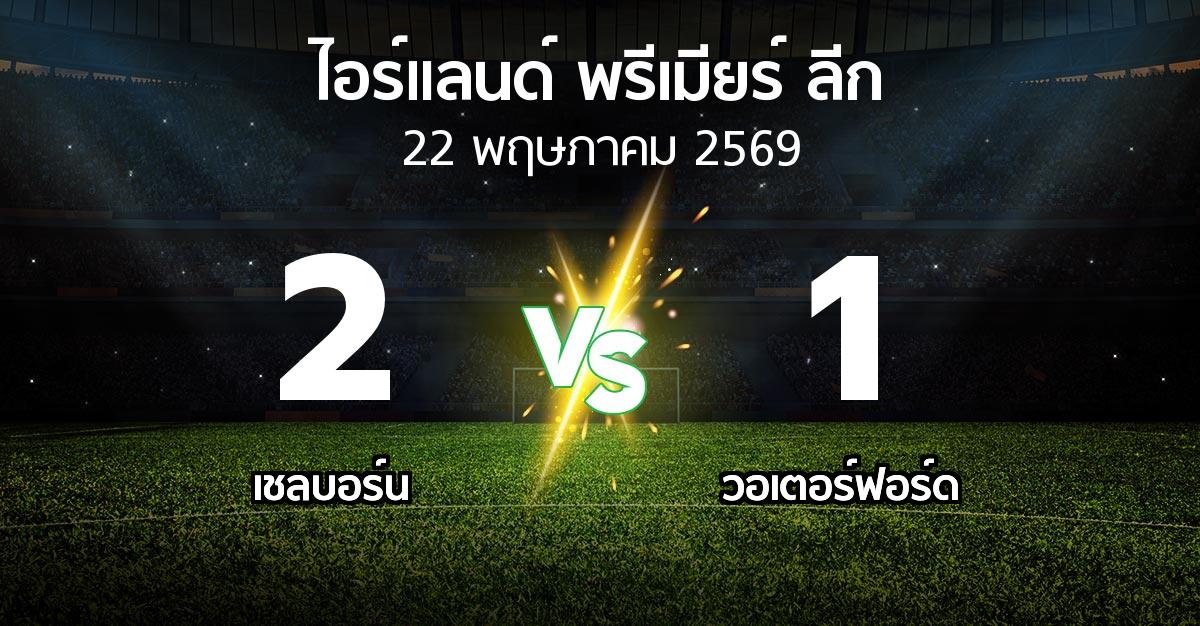 ผลบอล : เชลบอร์น vs วอเตอร์ฟอร์ด (ไอร์แลนด์-พรีเมียร์-ลีก 2026)