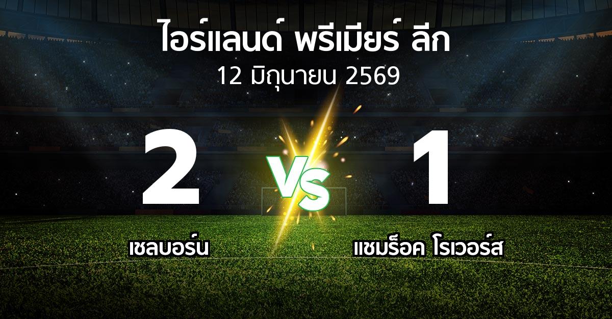 ผลบอล : เชลบอร์น vs แชมร็อค โรเวอร์ส (ไอร์แลนด์-พรีเมียร์-ลีก 2026)