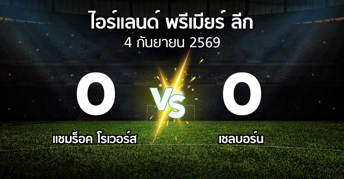 ผลบอล : แชมร็อค โรเวอร์ส vs เชลบอร์น (ไอร์แลนด์-พรีเมียร์-ลีก 2026)