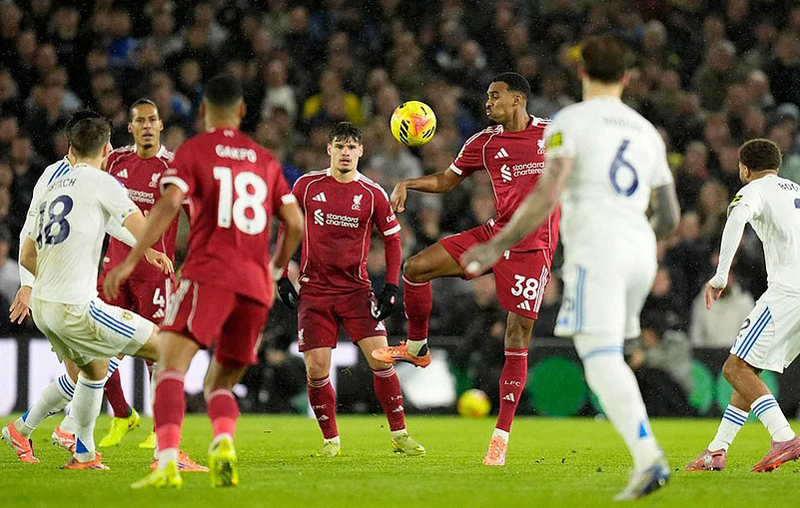 ดูบอลสด พรีเมียร์ลีก ลิเวอร์พูล พบ ลีดส์ ยูไนเต็ด