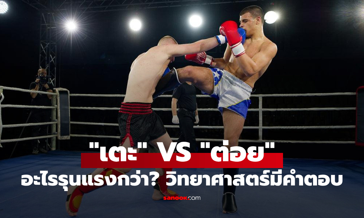 วิทยาศาสตร์มีคำตอบ : "เตะ" VS "ต่อย" อะไรรุนแรงกว่า? ผลลัพธ์อาจไม่ใช่อย่างที่คุณคิด