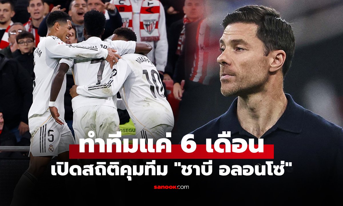 แบบนี้ยังโดนปลด? กางสถิติคุมทีม "ชาบี อลอนโซ่" ก่อนโดน เรอัล มาดริด สั่งเด้งพ้นทีม