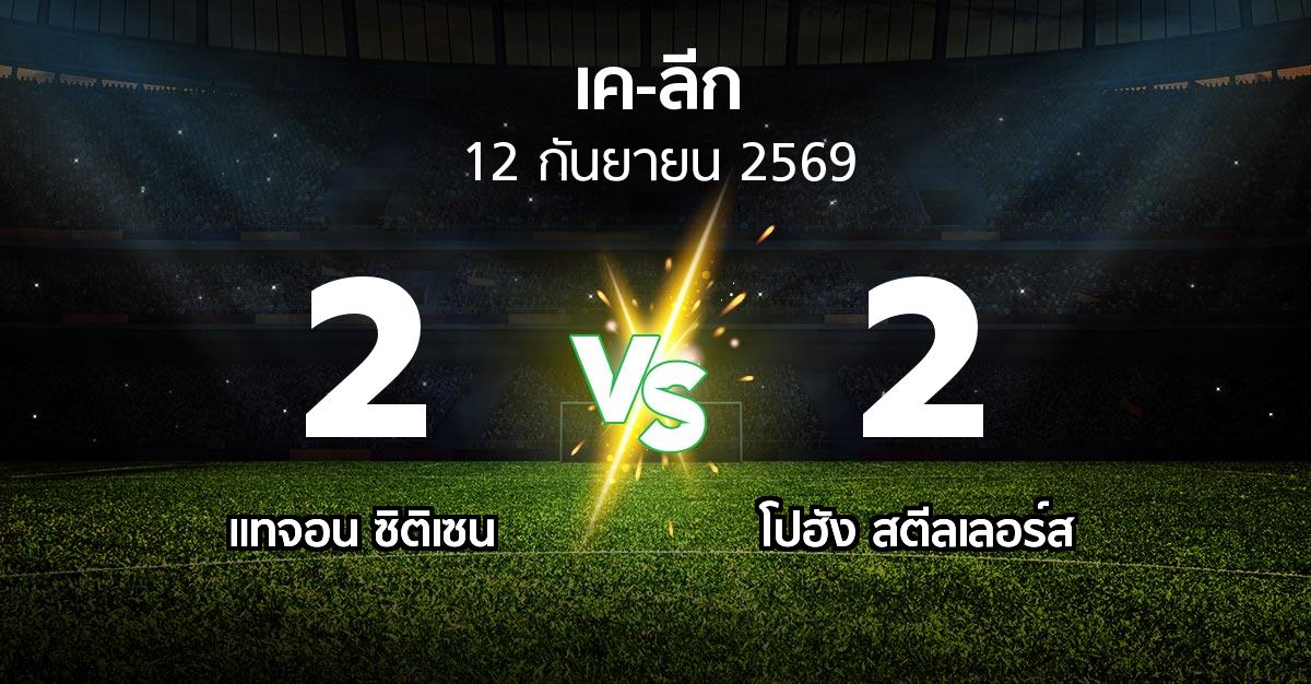 ผลบอล : แทจอน ซิติเซน vs โปฮัง สตีลเลอร์ส (เค-ลีก 2026)