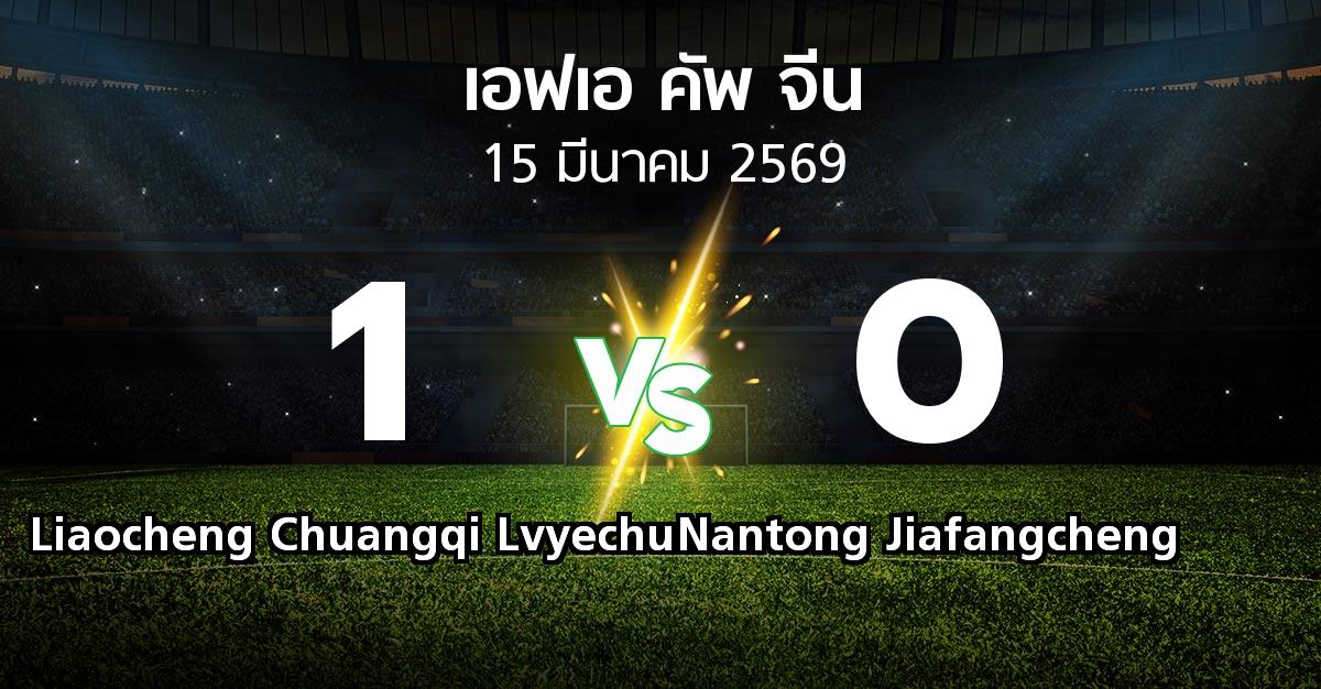 ผลบอล : Liaocheng Chuangqi Lvyechun vs Nantong Jiafangcheng (เอฟเอ-คัพ-จีน 2026)