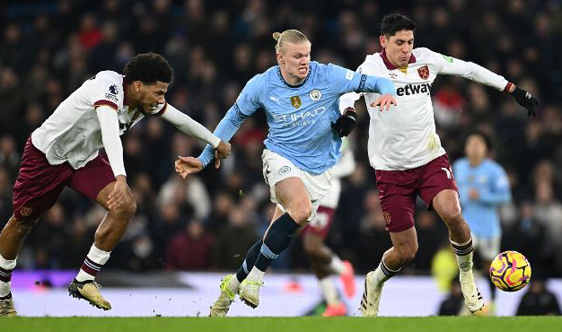 ดูบอลสด เวสต์แฮม พบ แมนซิตี้