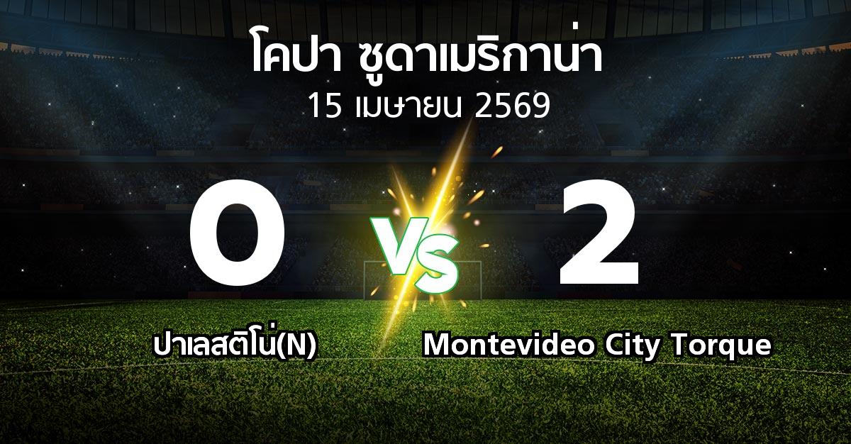 ผลบอล : ปาเลสติโน่(N) vs Montevideo City Torque (โคปา-ซูดาเมริกาน่า 2026)