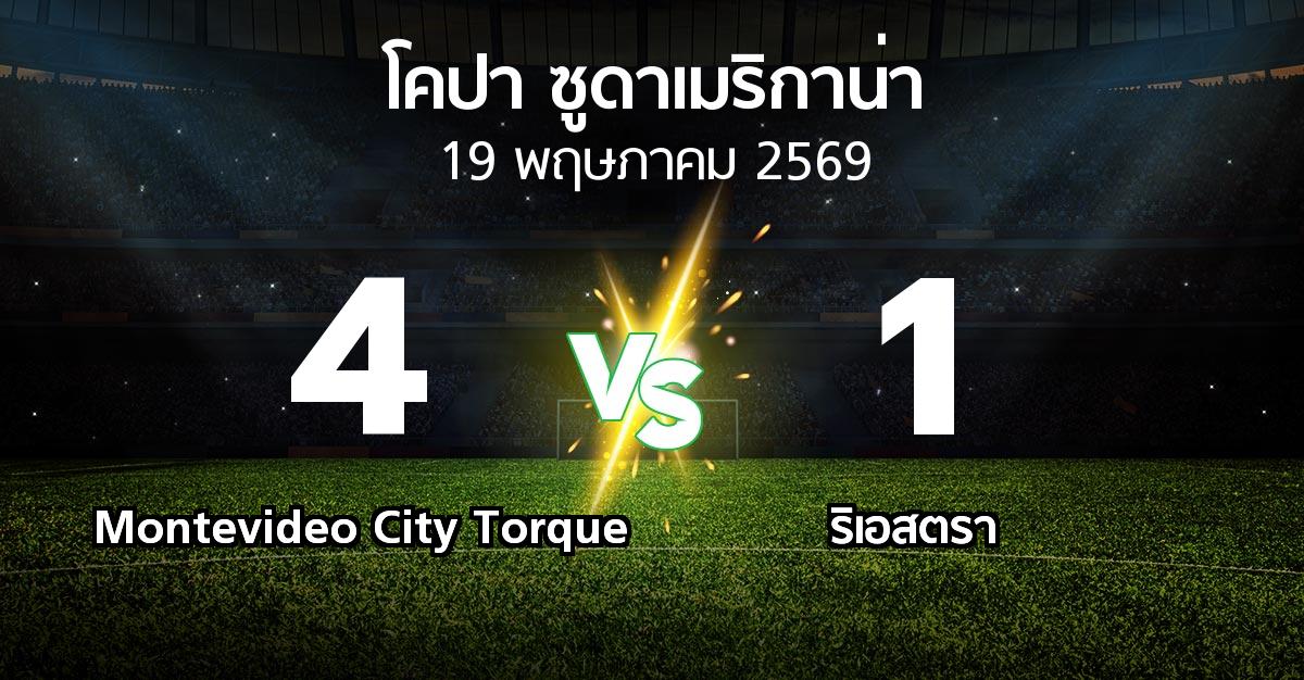 ผลบอล : Montevideo City Torque vs ริเอสตรา (โคปา-ซูดาเมริกาน่า 2026)