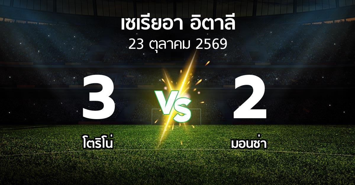ผลบอล : โตริโน่ vs มอนซ่า (เซเรีย อา 2026-2027)