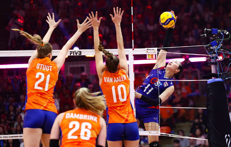 โปรแกรมวอลเลย์บอลหญิงไทย สัปดาห์ 2