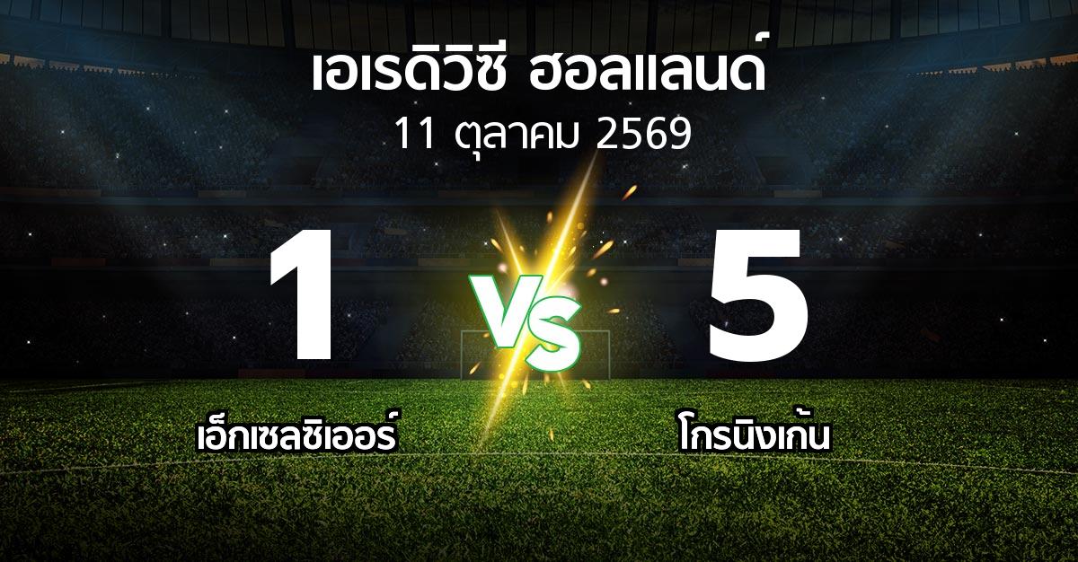 ผลบอล : เอ็กเซลซิเออร์ vs โกรนิงเก้น (เอเรดิวิซี่ ฮอลแลนด์ 2026-2027)