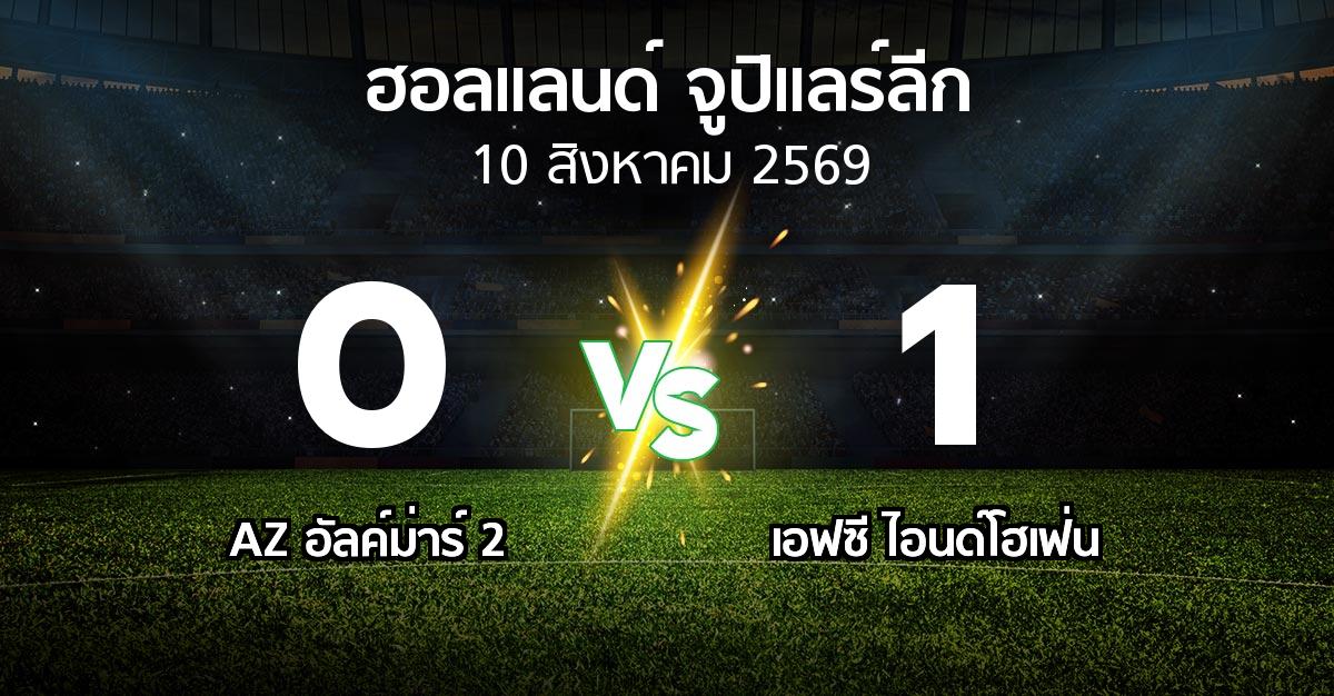 ผลบอล : AZ อัลค์ม่าร์ 2 vs เอฟซี ไอนด์โฮเฟ่น (ฮอลแลนด์-จูปิแลร์ลีก 2026-2027)
