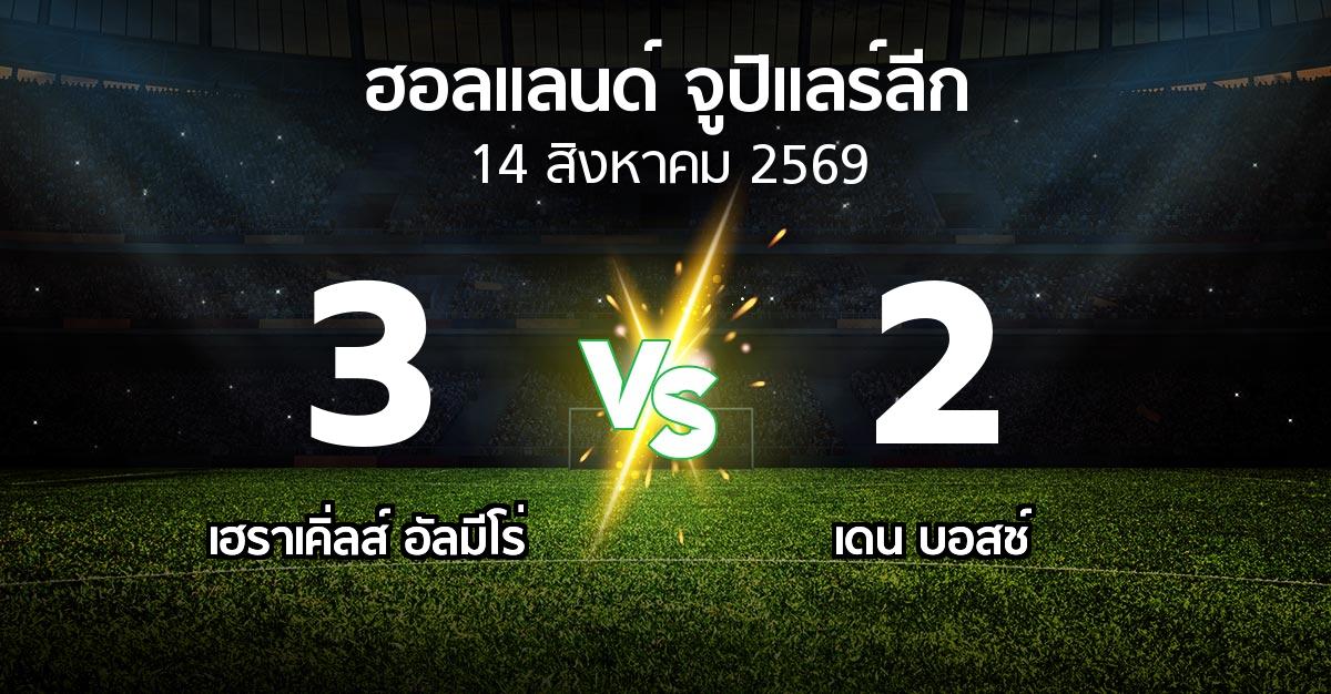 ผลบอล : เฮราเคิ่ลส์ อัลมีโร่ vs เดน บอสช์ (ฮอลแลนด์-จูปิแลร์ลีก 2026-2027)