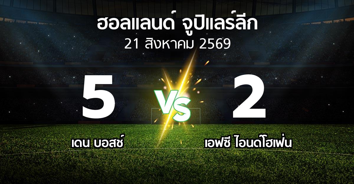 ผลบอล : เดน บอสช์ vs เอฟซี ไอนด์โฮเฟ่น (ฮอลแลนด์-จูปิแลร์ลีก 2026-2027)