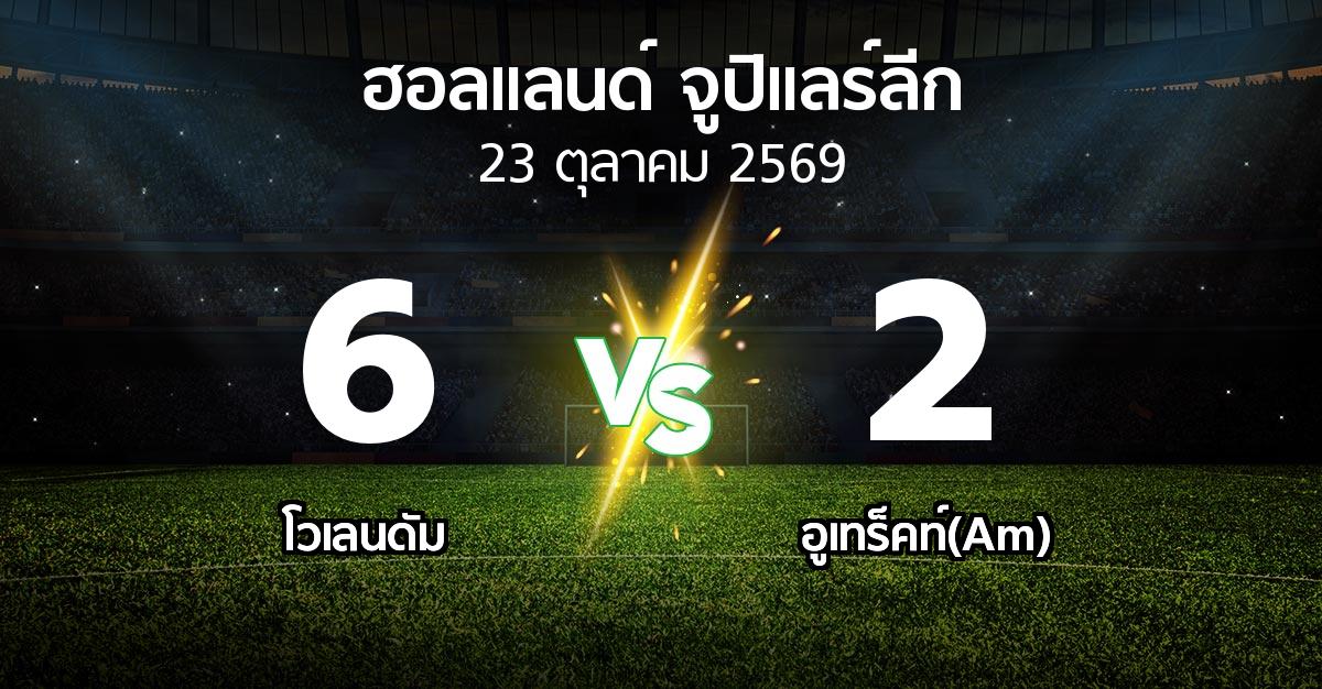 ผลบอล : โวเลนดัม vs อูเทร็คท์(Am) (ฮอลแลนด์-จูปิแลร์ลีก 2026-2027)