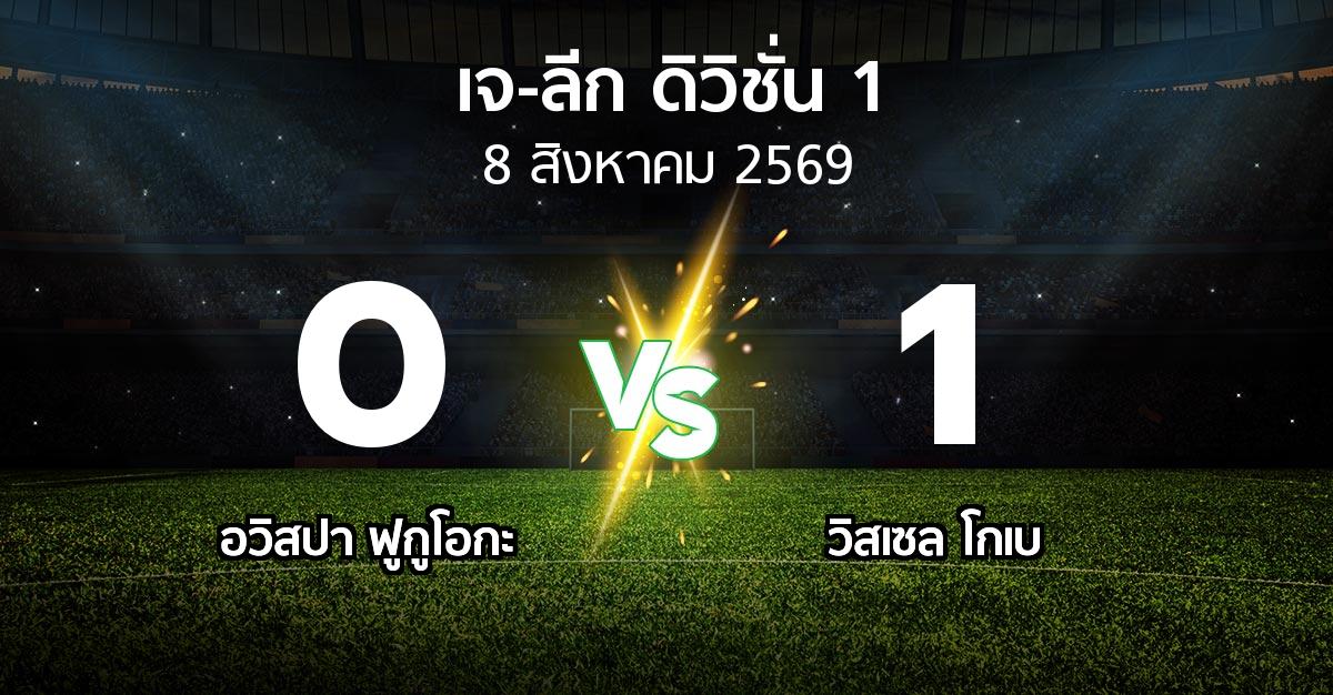 ผลบอล : อวิสปา ฟูกูโอกะ vs วิสเซล โกเบ (เจ-ลีก ดิวิชั่น 1 2026-2027)