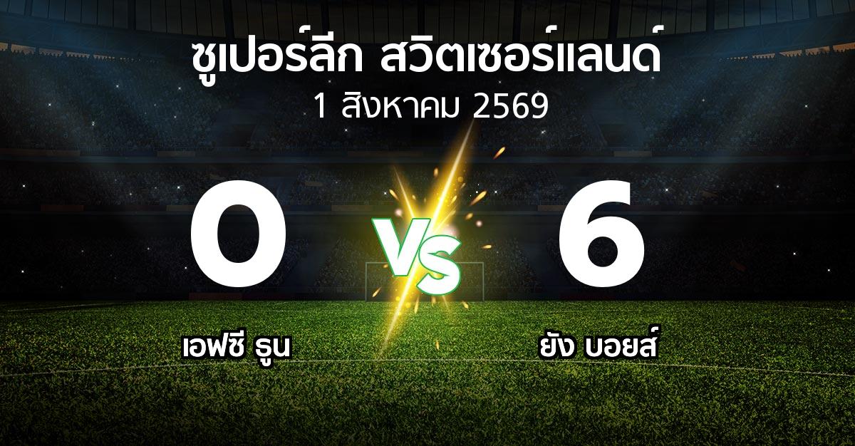 ผลบอล : เอฟซี ธูน vs ยัง บอยส์ (ซูเปอร์ลีก-สวิตเซอร์แลนด์ 2026-2027)