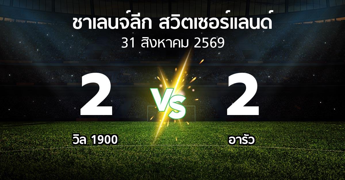 ผลบอล : วิล 1900 vs อารัว (ชาเลนจ์-ลีก-สวิตเซอร์แลนด์ 2026-2027)