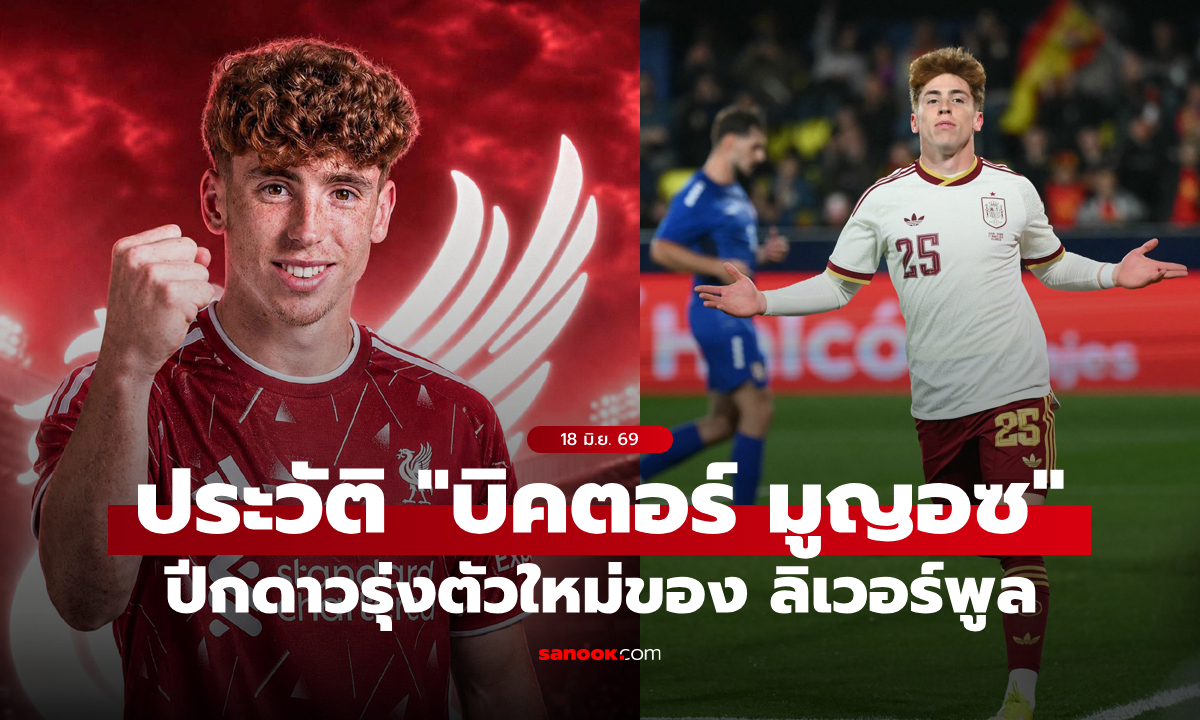 รู้จัก "บิคตอร์ มูญอซ" แข้งใหม่รายแรก ลิเวอร์พูล ในยุค อิราโอลา