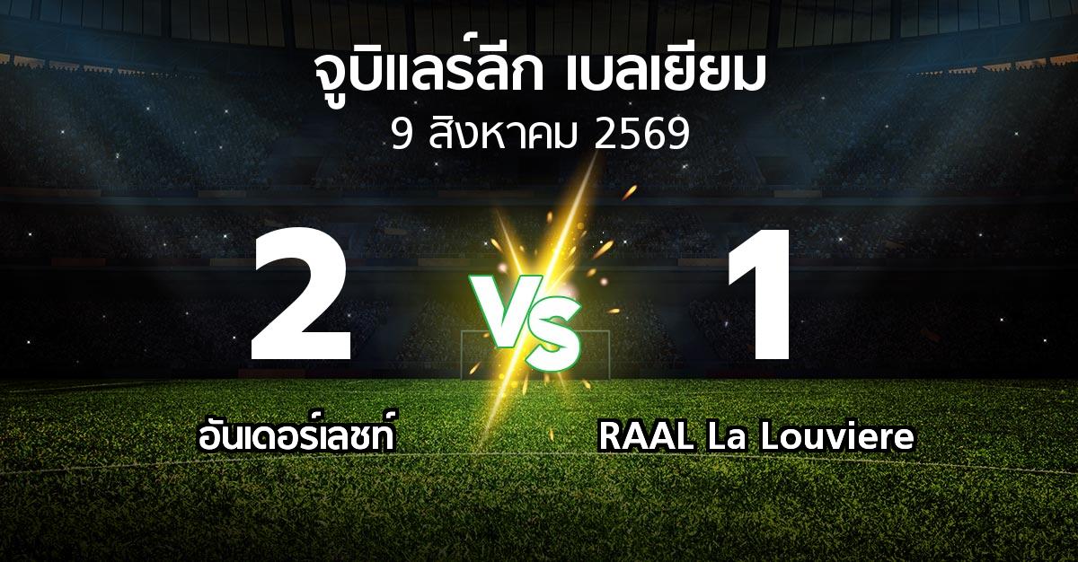 ผลบอล : อันเดอร์เลชท์ vs RAAL La Louviere (จูบิแลร์ลีก เบลเยียม 2026-2027)