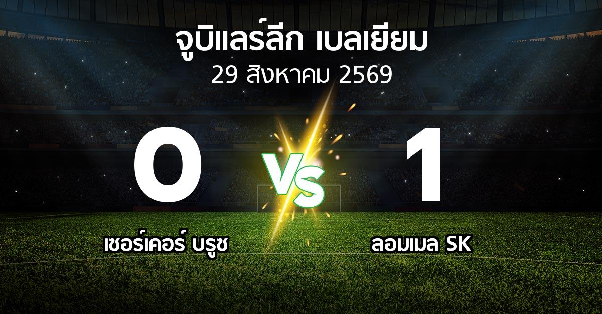ผลบอล : เซอร์เคอร์ บรูซ vs ลอมเมล SK (จูบิแลร์ลีก เบลเยียม 2026-2027)