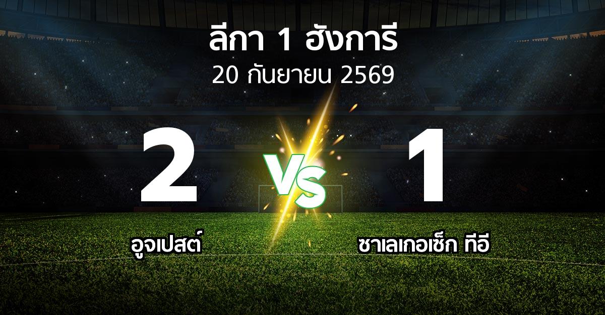 ผลบอล : อูจเปสต์ vs ซาเลเกอเซ็ก ทีอี (ลีกา-1-ฮังการี 2026-2027)