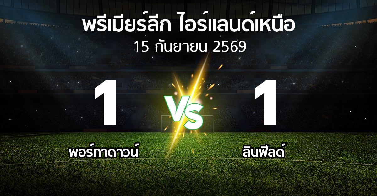 ผลบอล : พอร์ทาดาวน์ vs ลินฟีลด์ (พรีเมียร์ลีก-ไอร์แลนด์เหนือ 2026-2027)