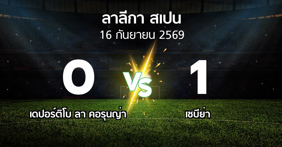 ผลบอล : เดปอร์ติโบ ลา คอรุนญ่า vs เซบีย่า (ลา ลีกา 2026-2027)